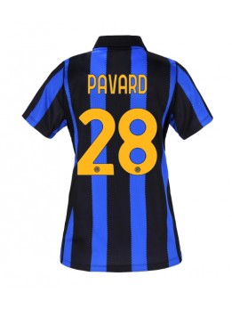 Ženski Nogometna dresi replika Inter Milan Benjamin Pavard #28 Domači 2026-27 Kratek rokav Ženski Nogometna dresi replika Inter Milan Benjamin Pavard #28 Domači 2026-27 Kratek rokav